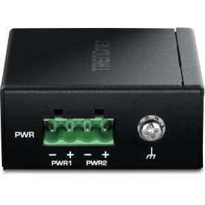 TRENDnet TI-IG90 95W Industrial Gigabit PoE++ Injector, IP50 rating, DIN-rail or wall mount